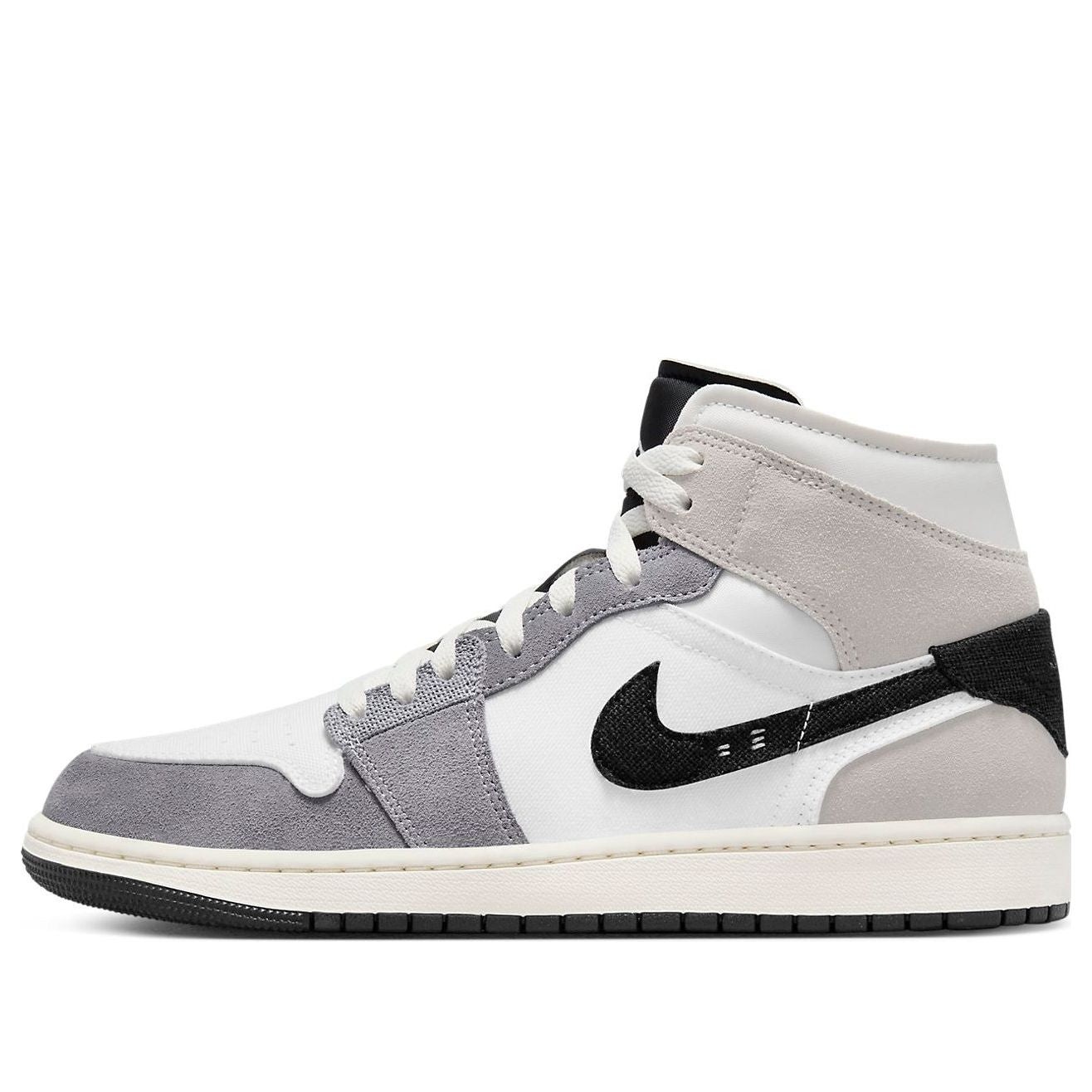 Air Jordan 1 Mid SE Craft 'Inside Out - Cement Grey' DZ4136-002 - 1