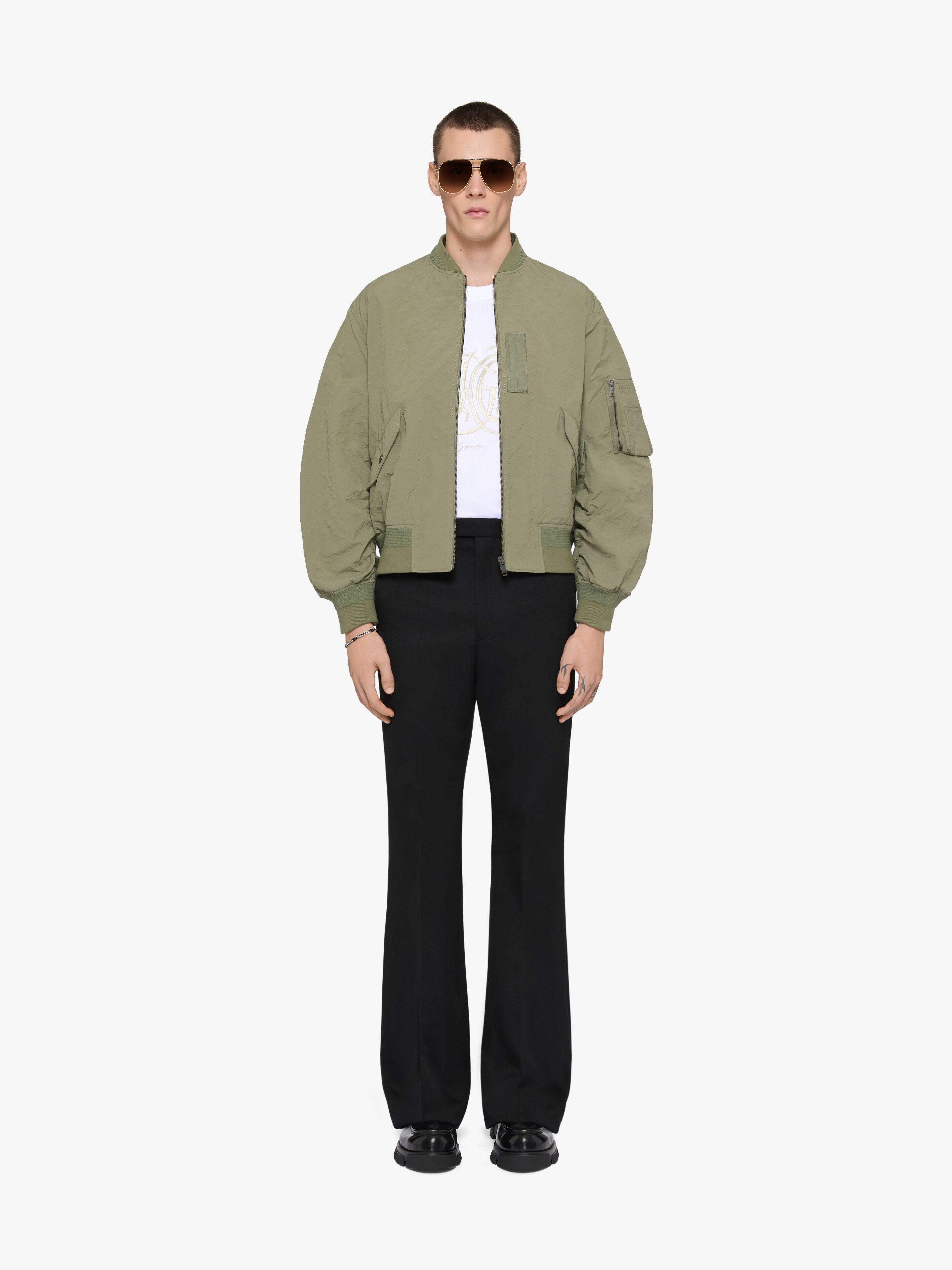 BOMBER IN TEXTURED MONOGRAM 72 - 2
