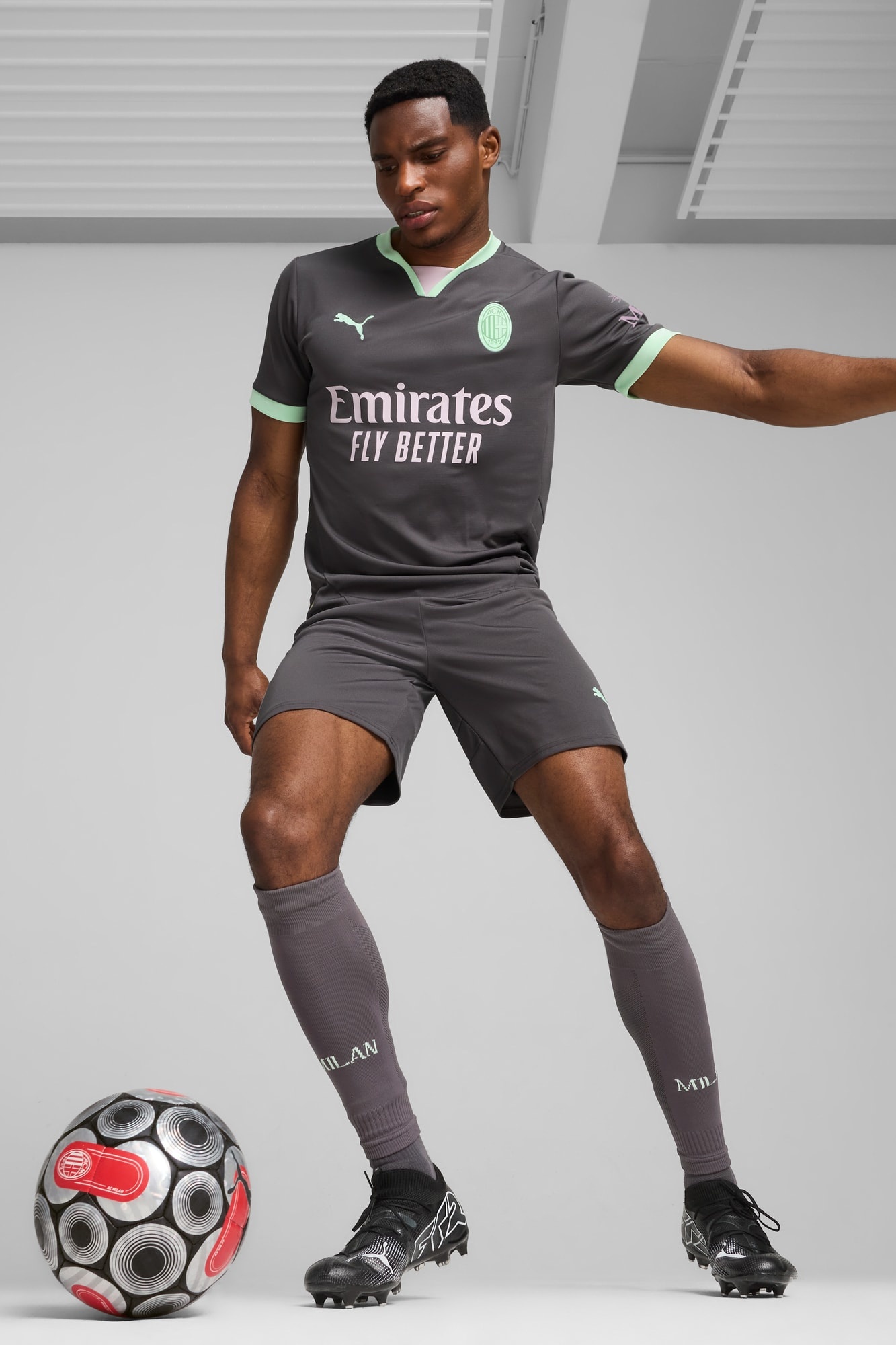 AC Milan 24/25 Men's Replica Third Soccer Jersey - 5