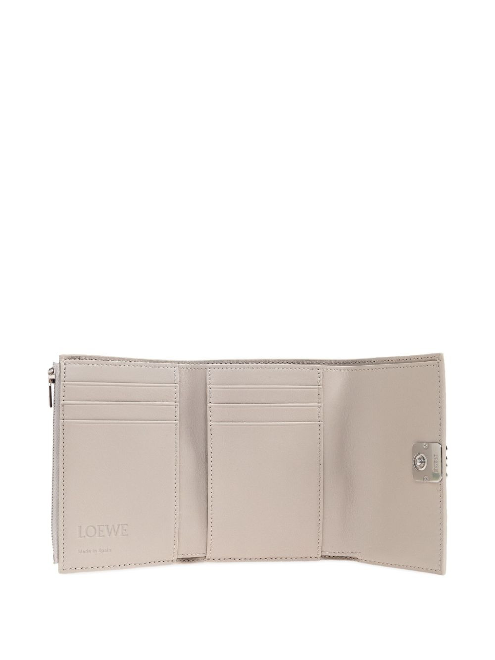 Anagram trifold leather wallet - 5