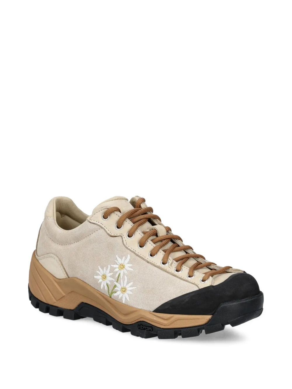 Movida embroidered-floral trail sneakers - 2