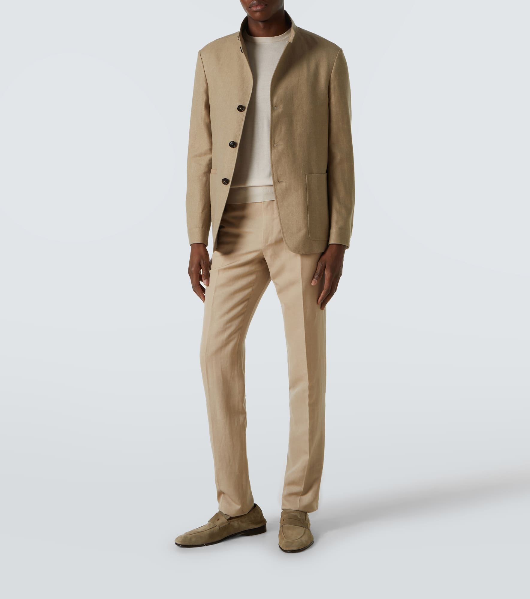 Chore linen and wool blazer - 2