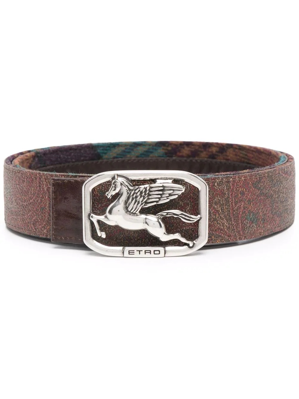 logo-buckle belt - 1