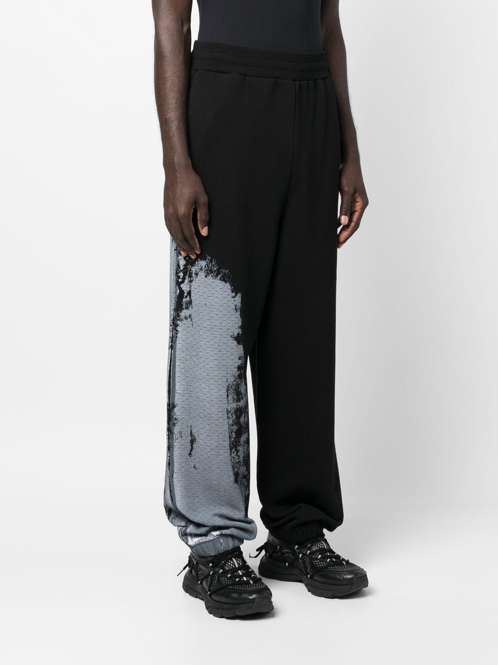 abstract-print track pants - 3
