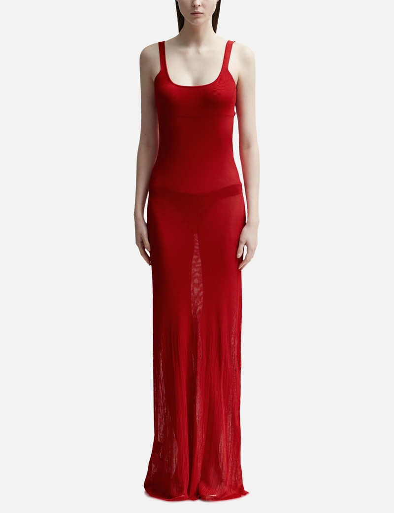 LA ROBE MAILLE ORANGER KNIT DRESS 1