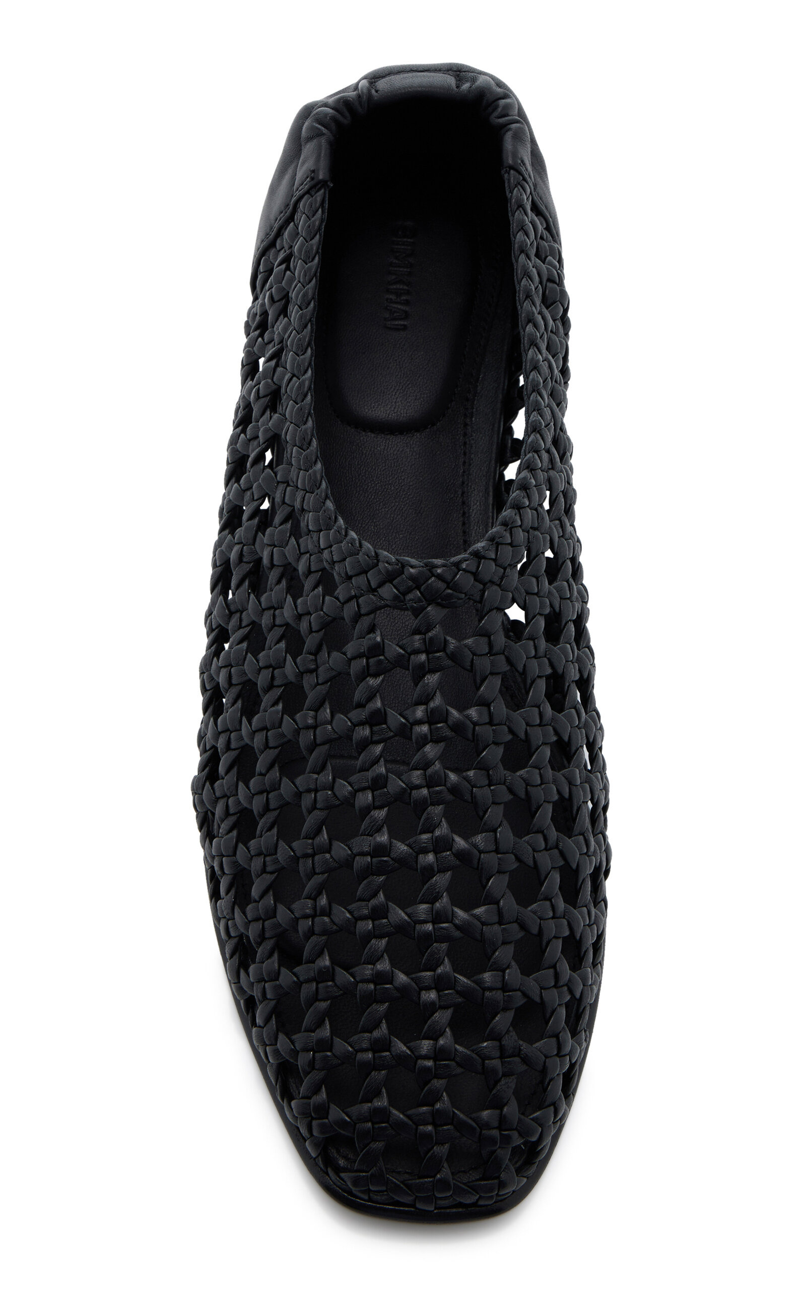 Eden Woven Leather Ballet Flats black - 3