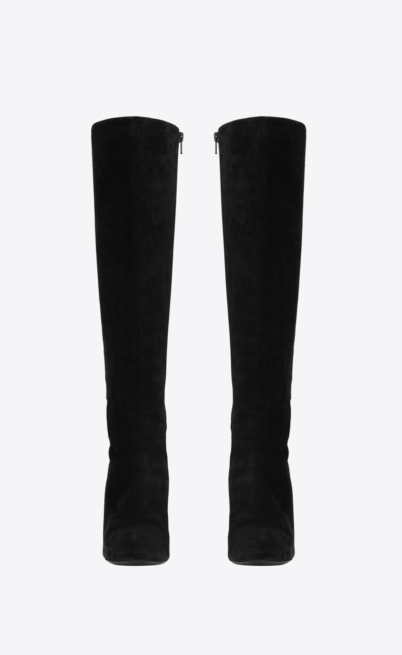 SAINT LAURENT 68 boots in suede outlook