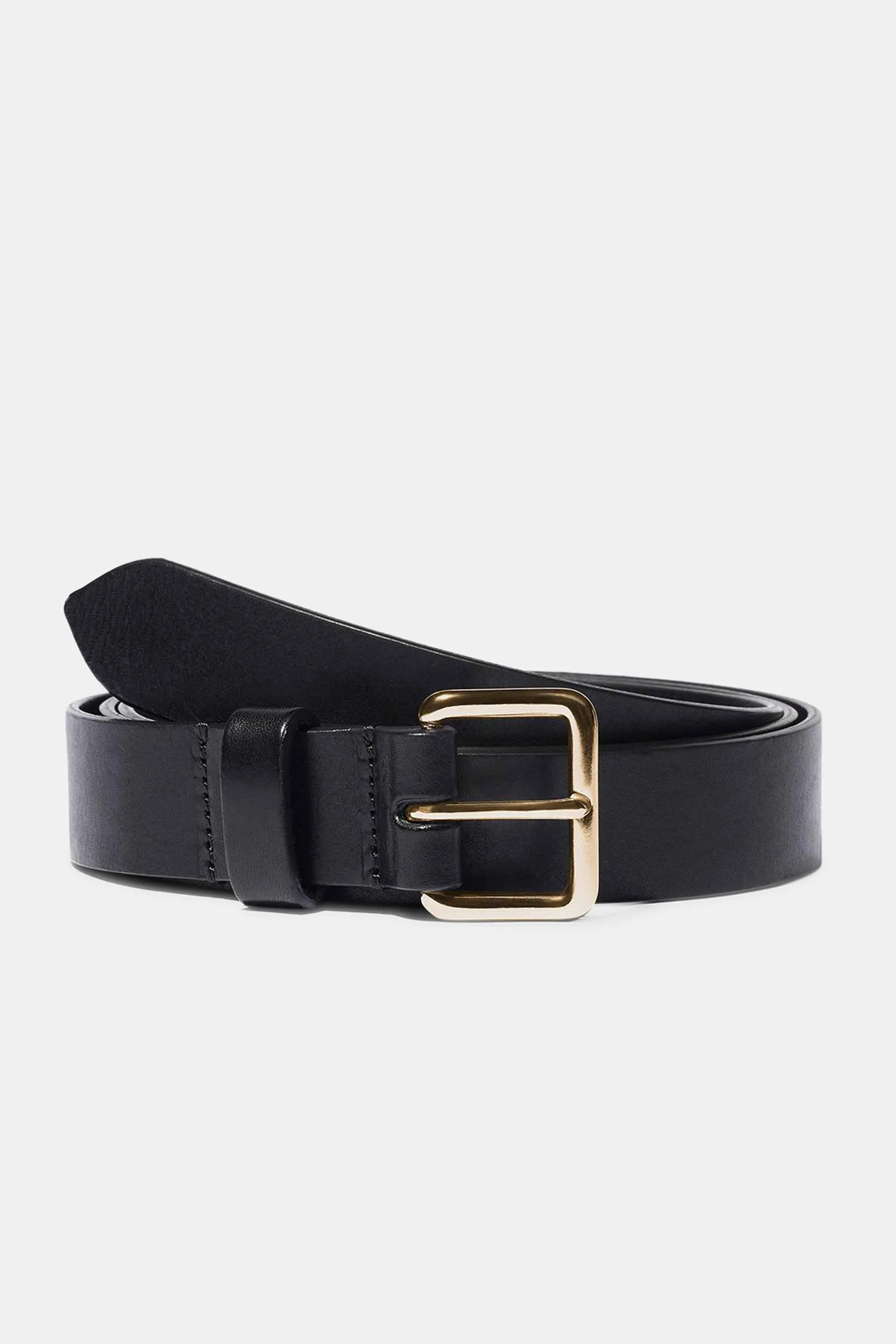 YOYO BELT IN BLACK WITH GOLD BUCKLE — EXCLUSIVE - 1