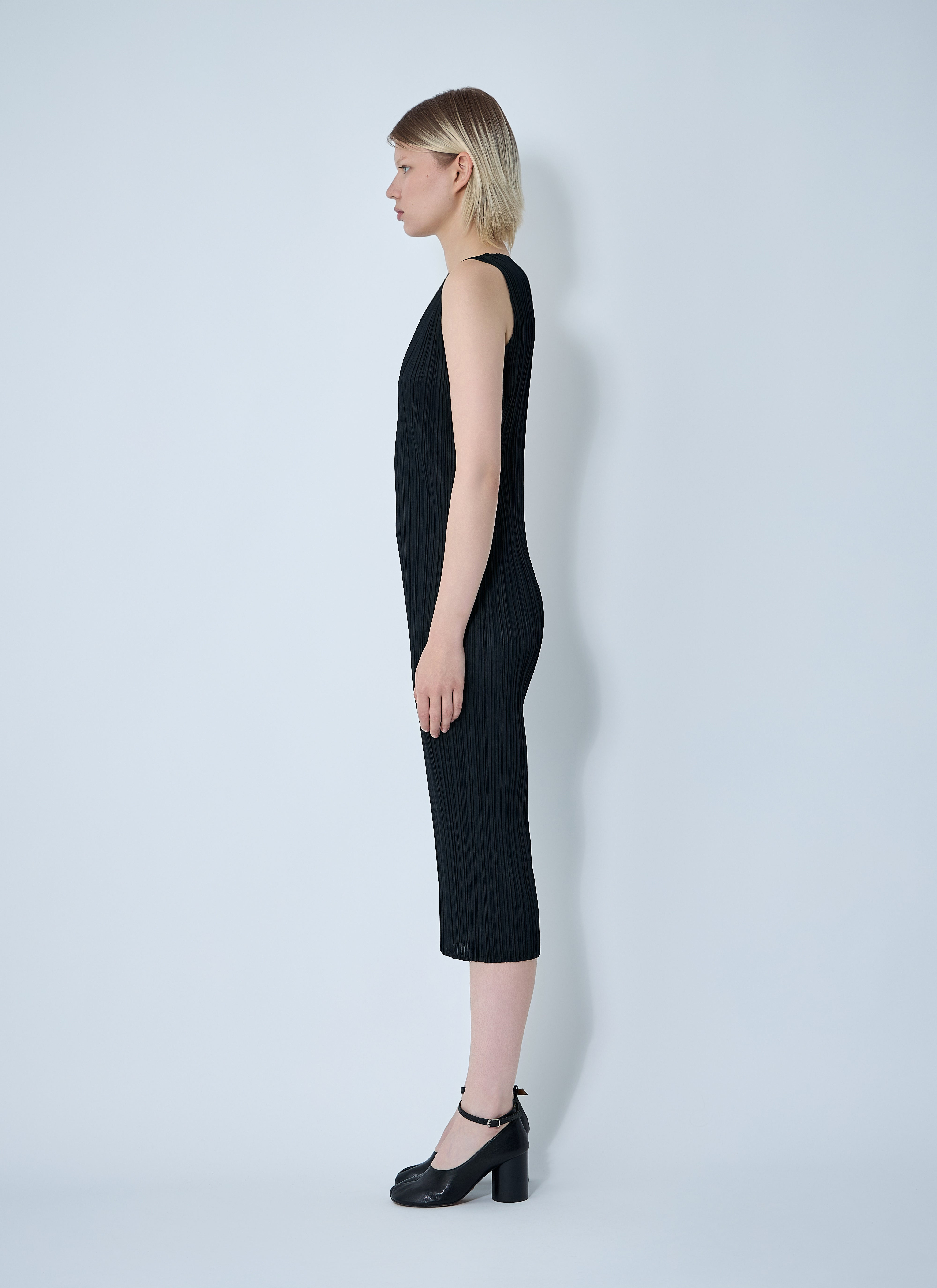 Pleats Please Issey Miyake Women Pleated Midi Dress - 3
