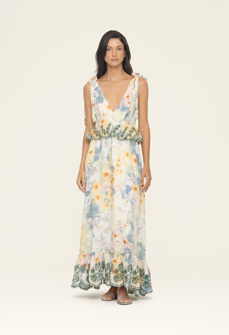 Agua by Agua Bendita Infinito Florecer Maxi Dress outlook
