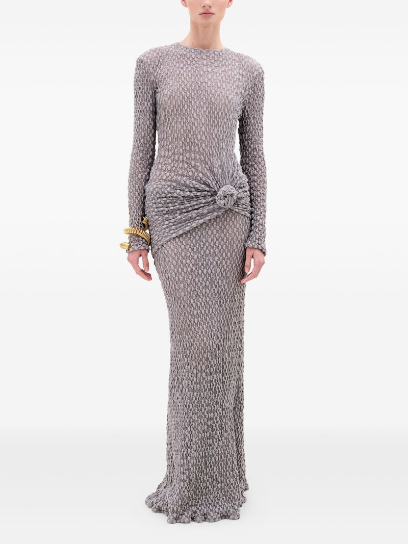 SILVIA TCHERASSI Ciji textured maxi skirt outlook