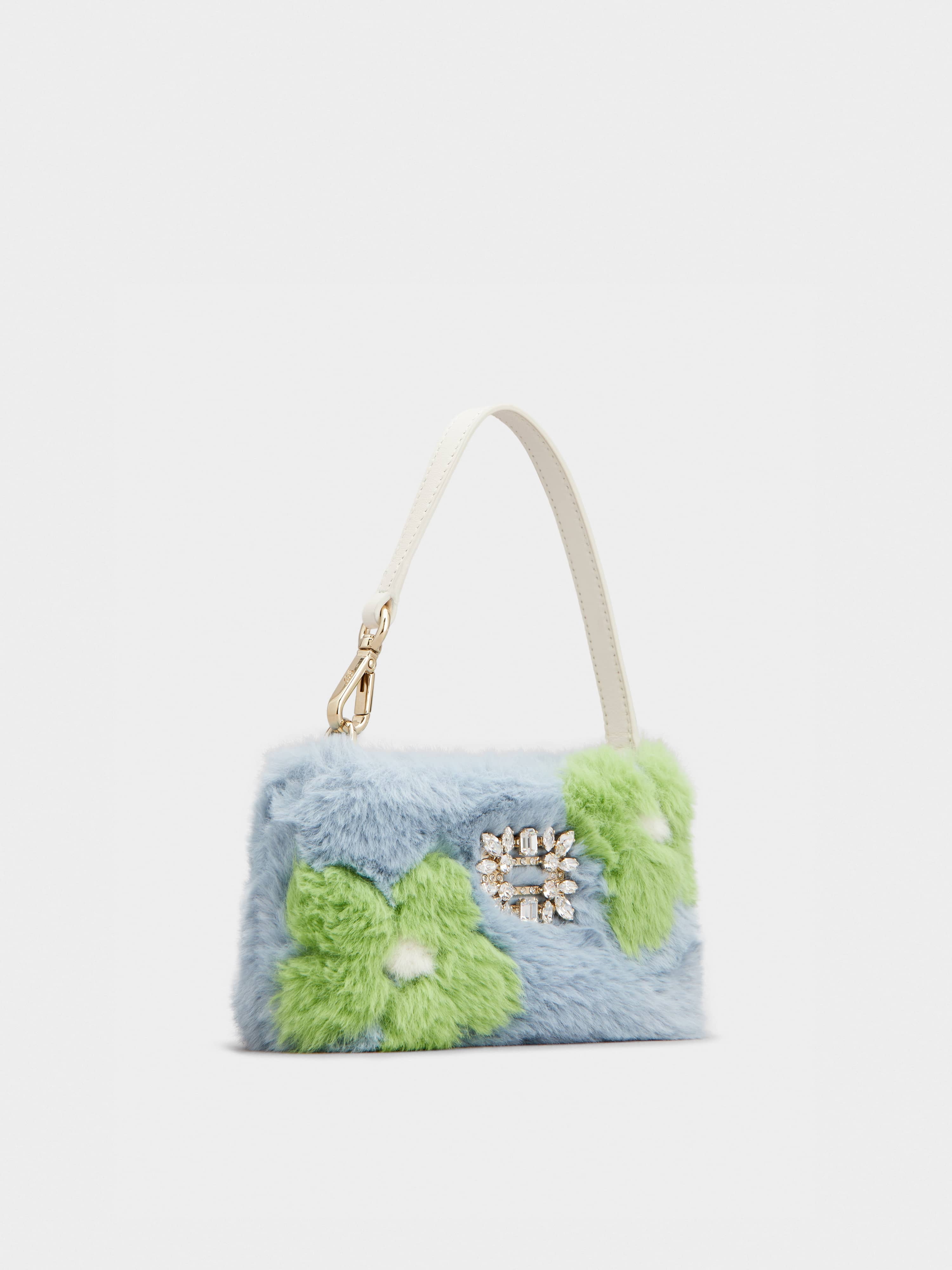 RV Nightlily Charm Micro Bag in Faux Fur - 2