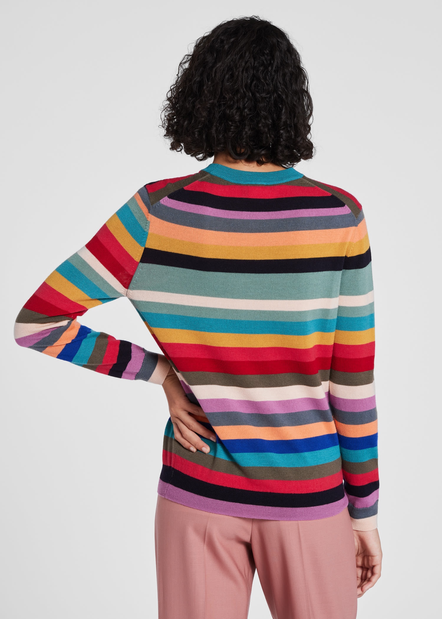'Swirl' Stripe Sweater - 5