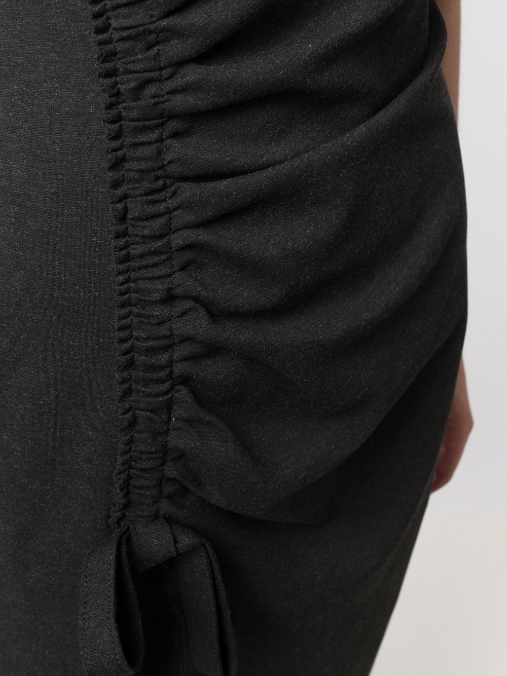 gathered-detail shift dress - 5