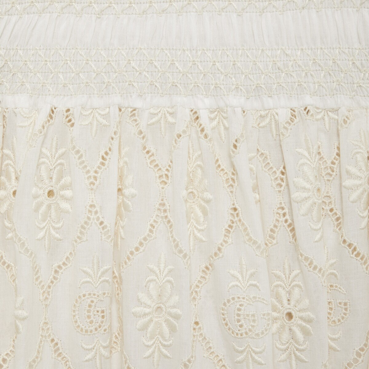 Double G flower broderie anglaise dress - 4