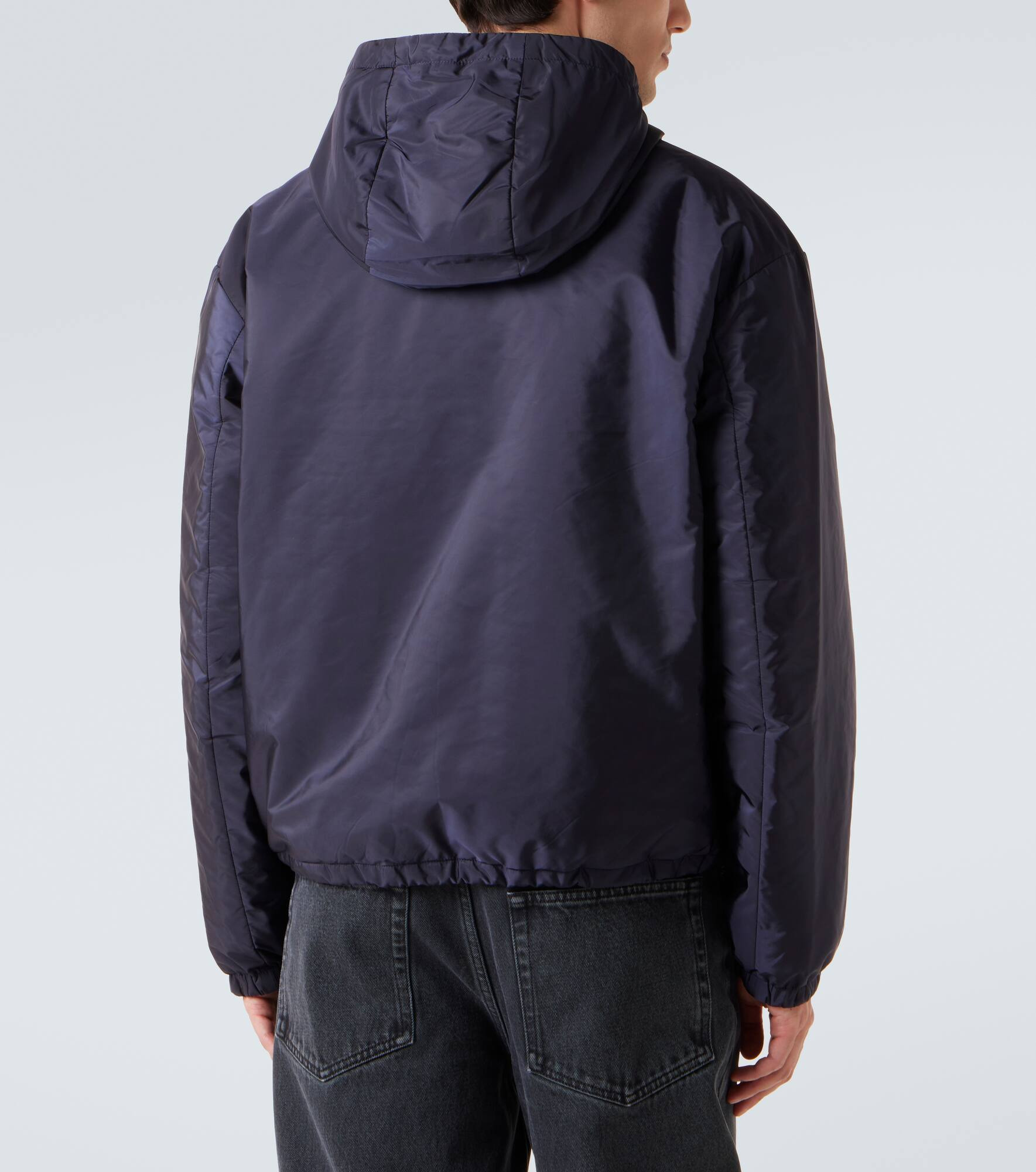 Hooded Re-Nylon jacket - 4