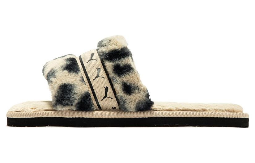 (WMNS) PUMA Fluff Remix Animal BX 'Cream Black' 390970-01 - 2