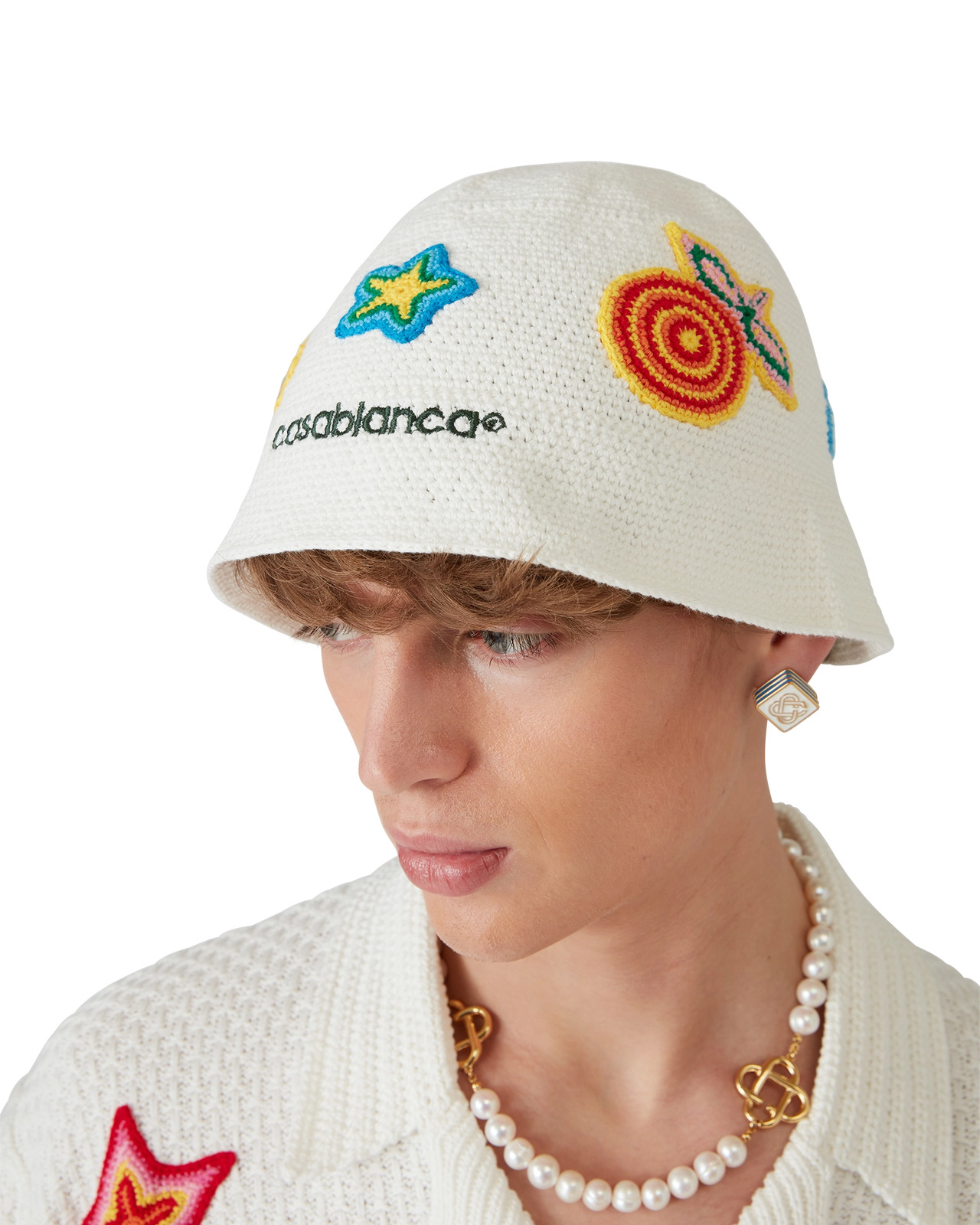 Motif Crochet Hat | Casablanca Paris - 4