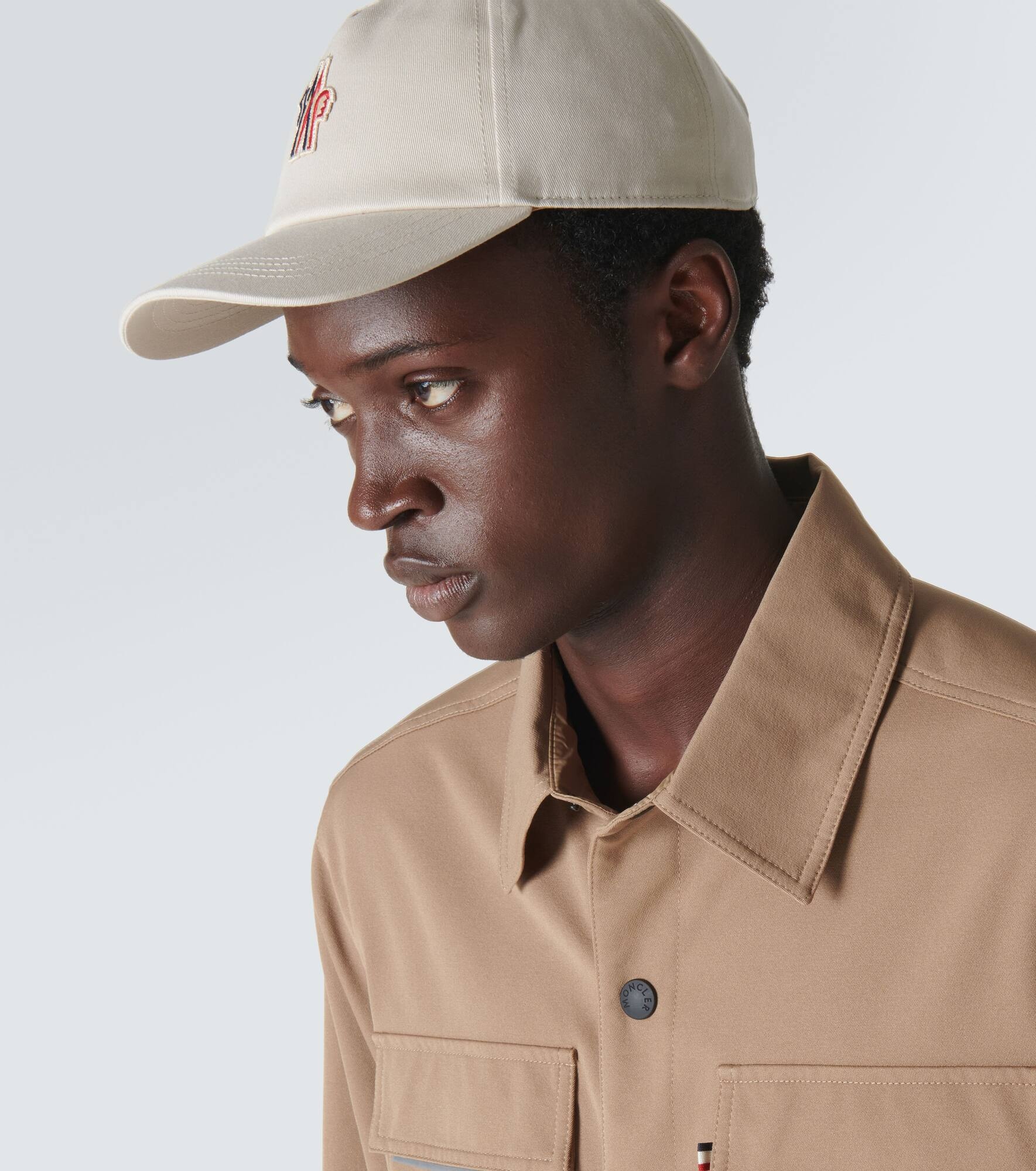 Logo cotton gabardine baseball cap - 3