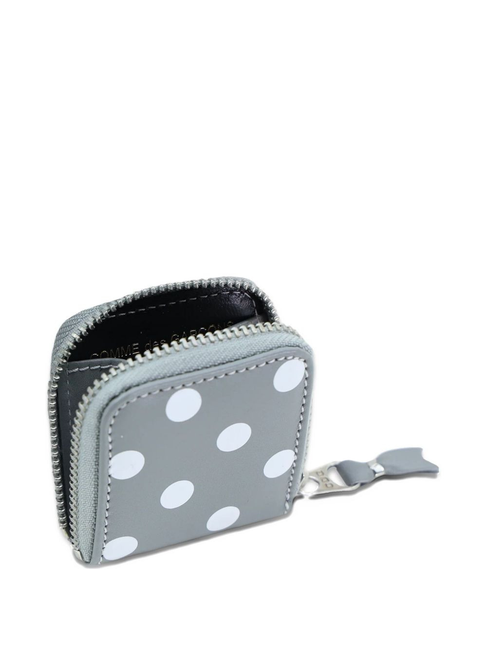 Leather Line Coin polka-dot pouch - 2