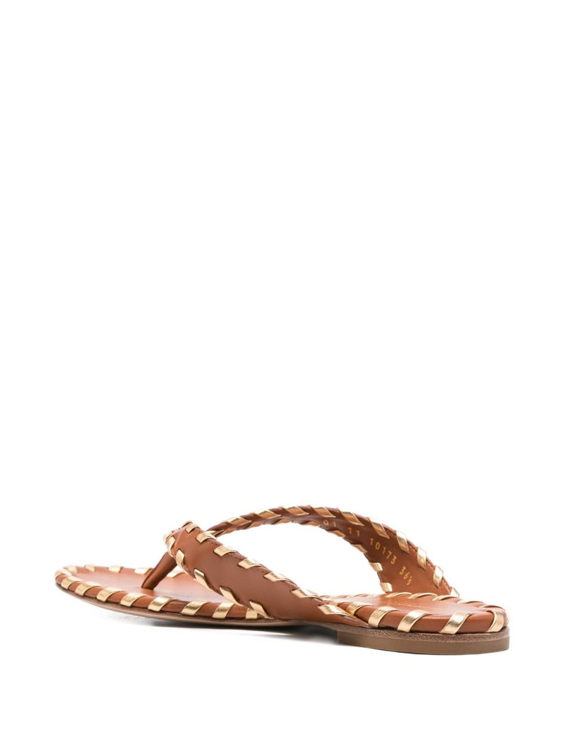 woven leather sandals 3