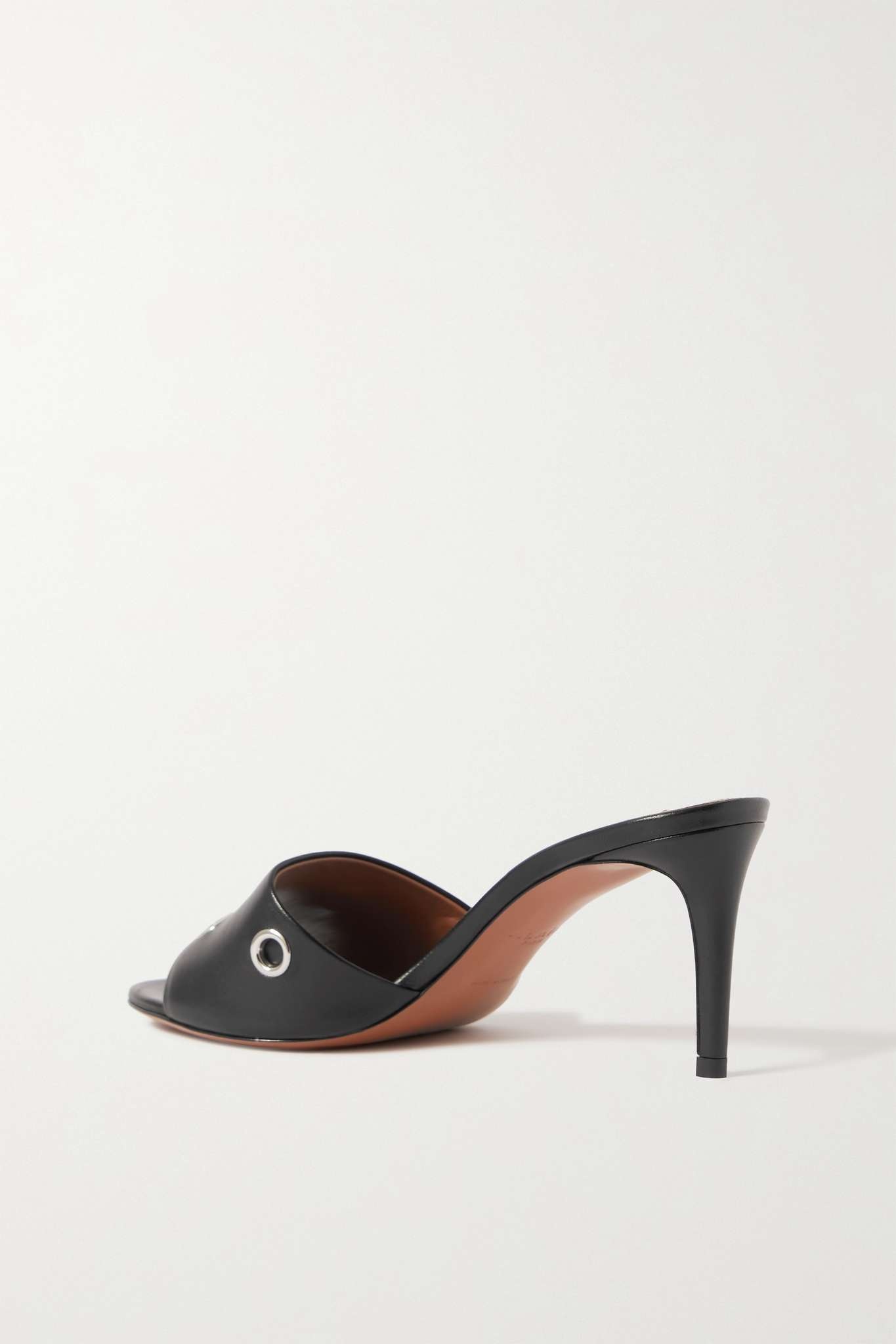 75 embellished leather mules - 3