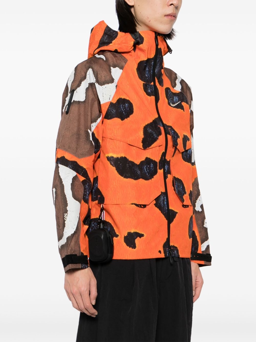 animal-print jacket - 3