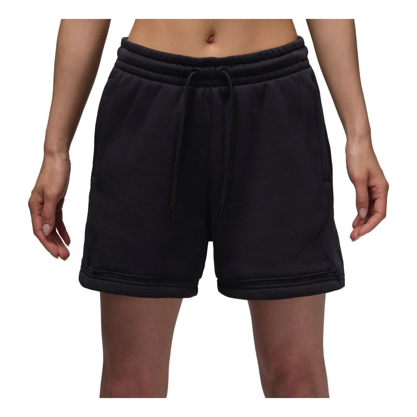 (WMNS) Air Jordan Paris Saint-Germain Fleece Shorts Asia Sizing 'Off Noir' FV7752-045 - 1