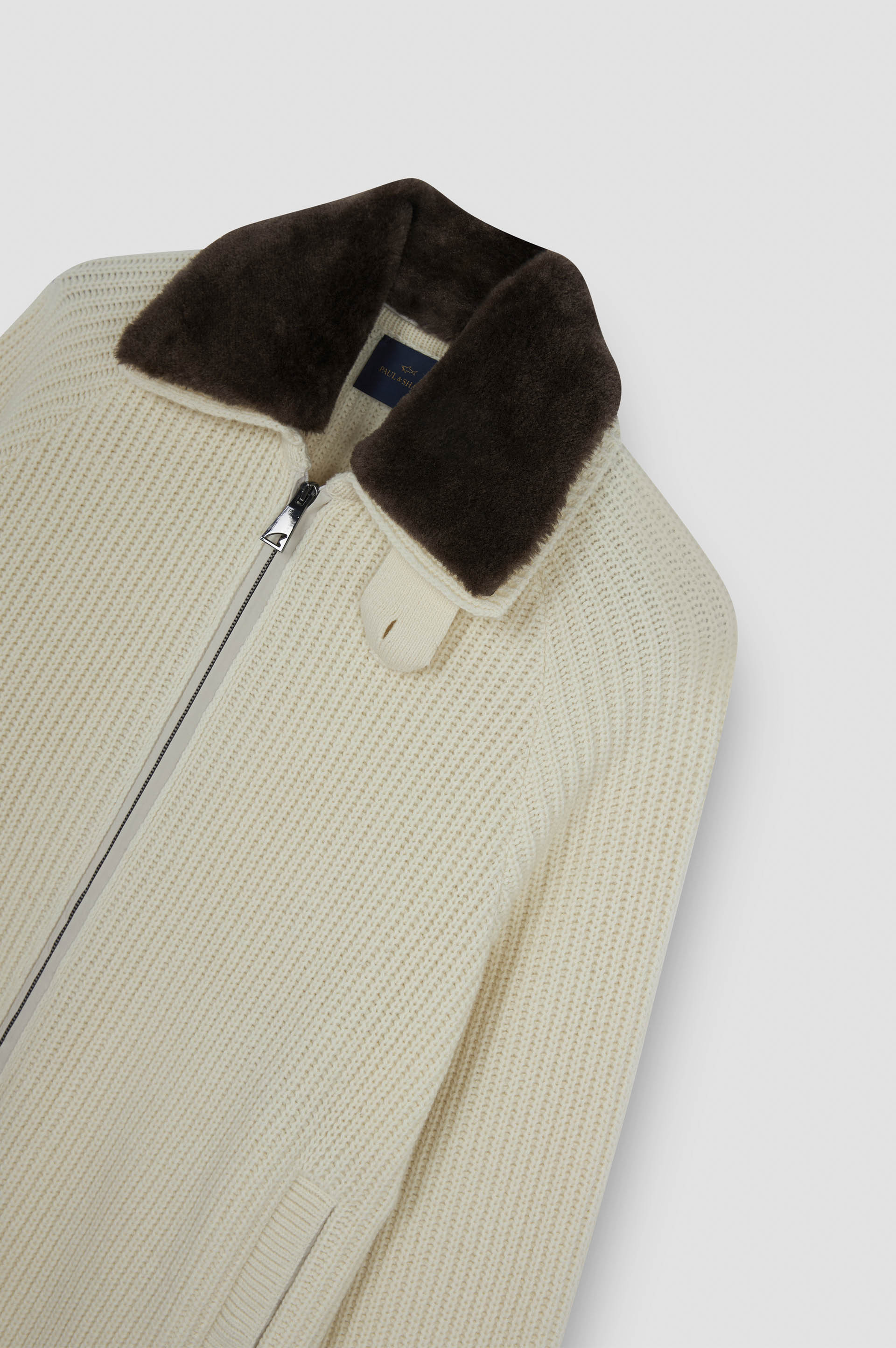 RE-WOOL ZIP-UP SWEATER - 5