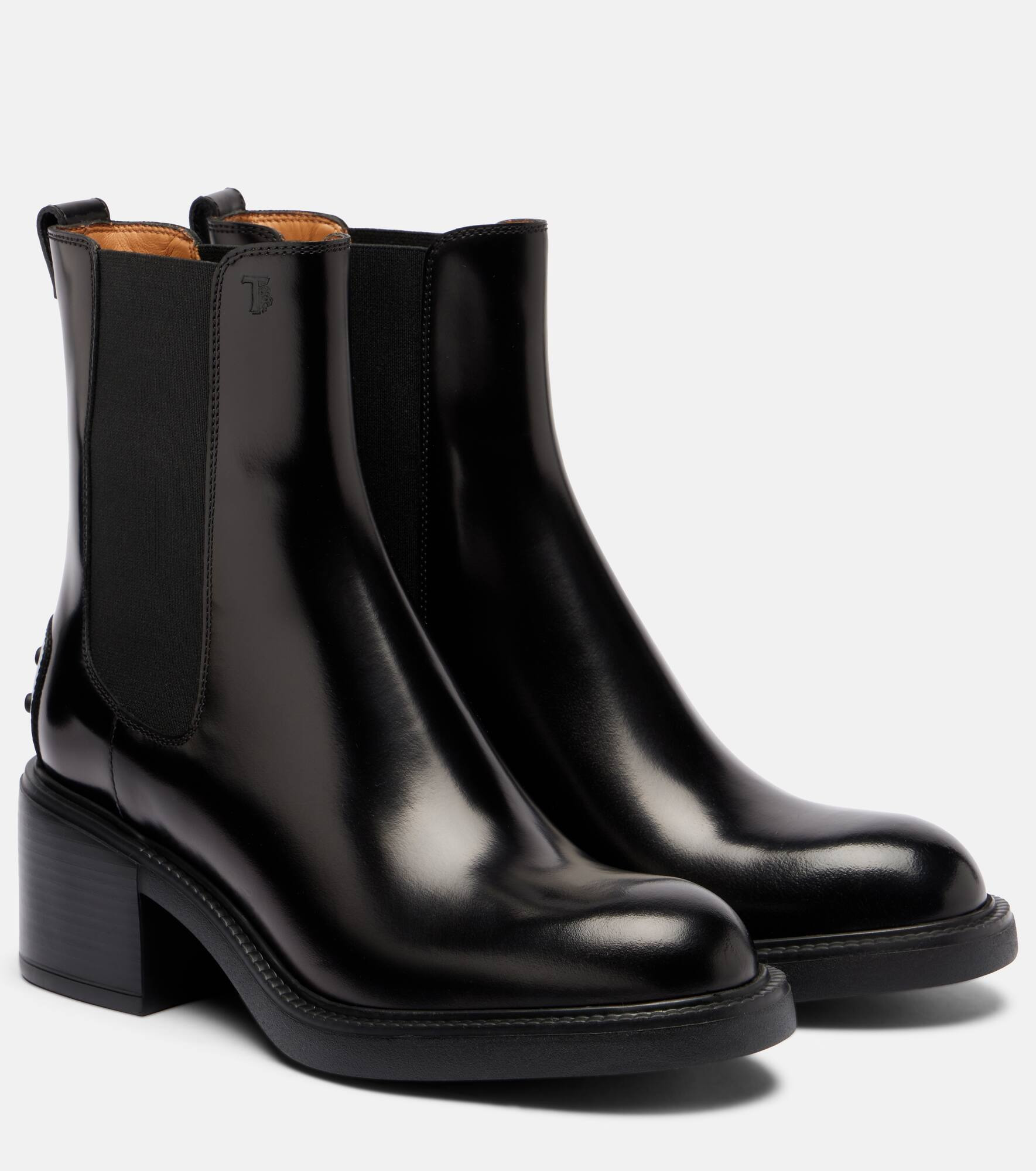 60 leather Chelsea boots - 1