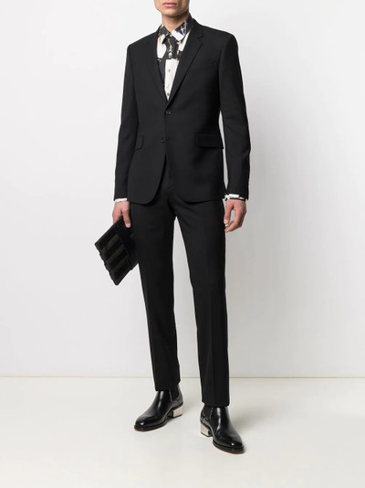 Paul Smith tailored-fit wool-mohair blend suit outlook