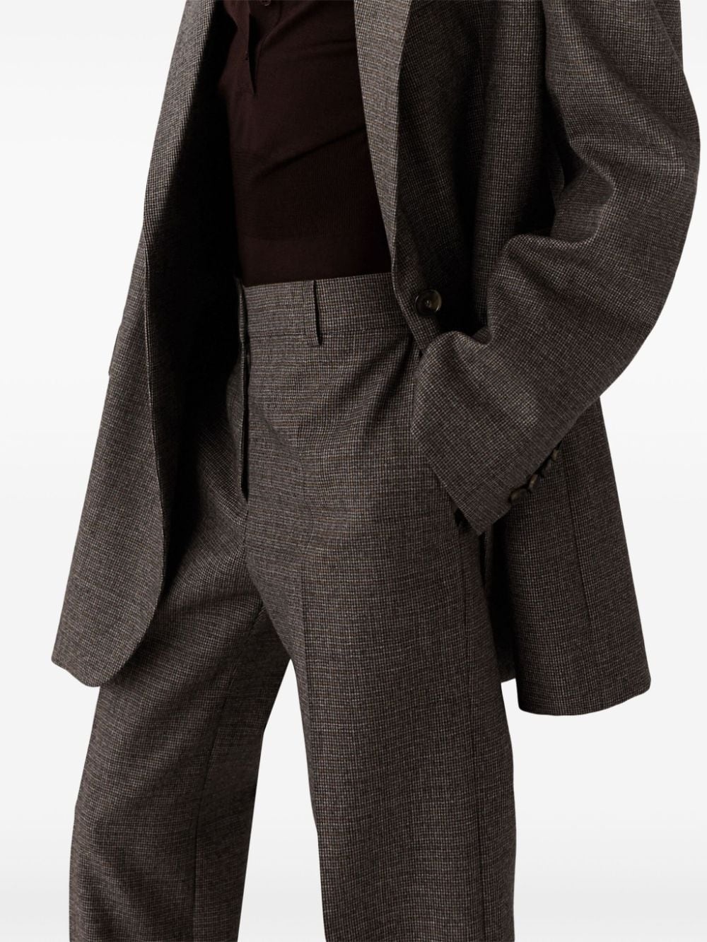 wool tailored trousers - 5