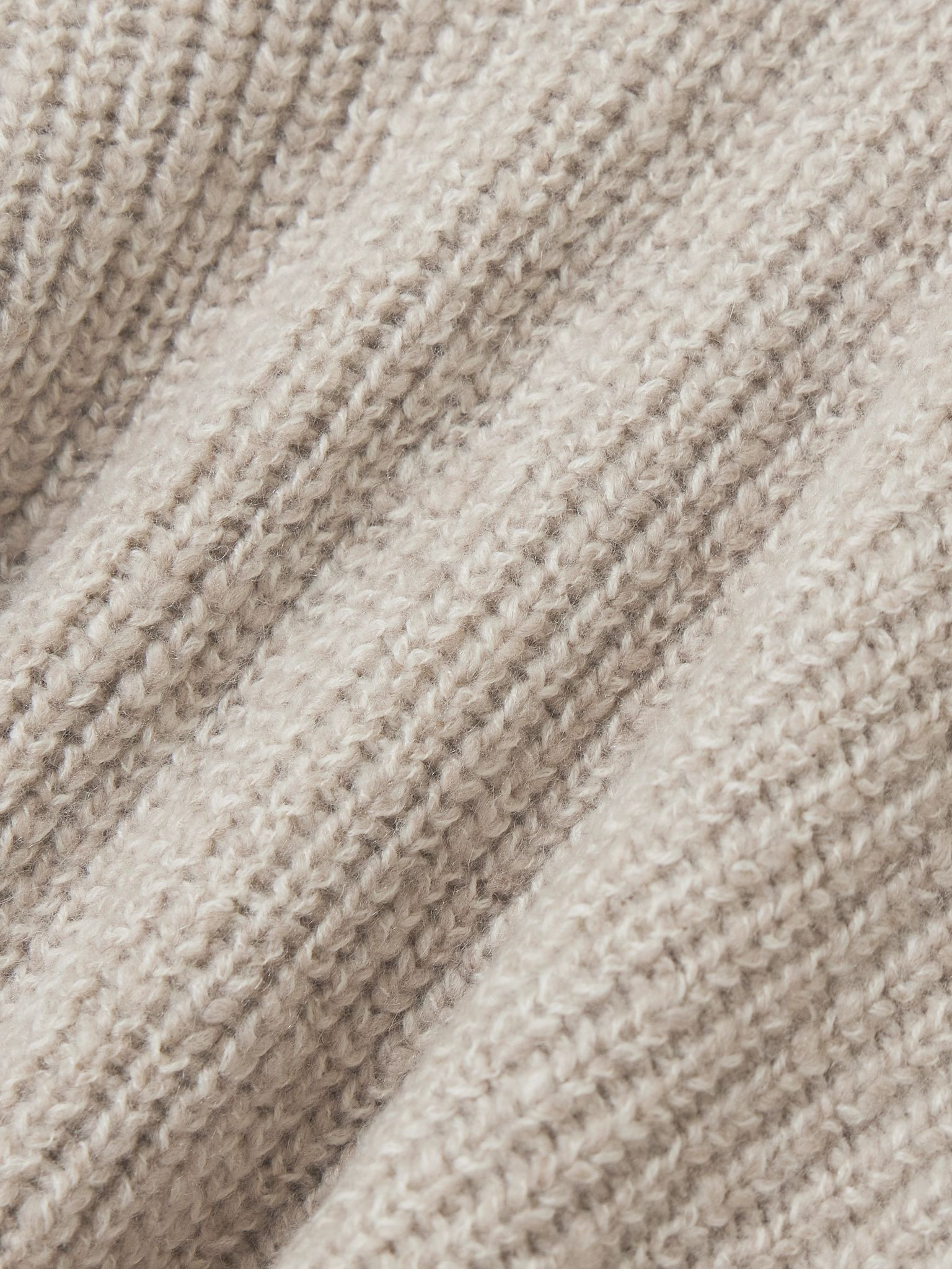 Cashmere turtleneck sweater Sand - 4