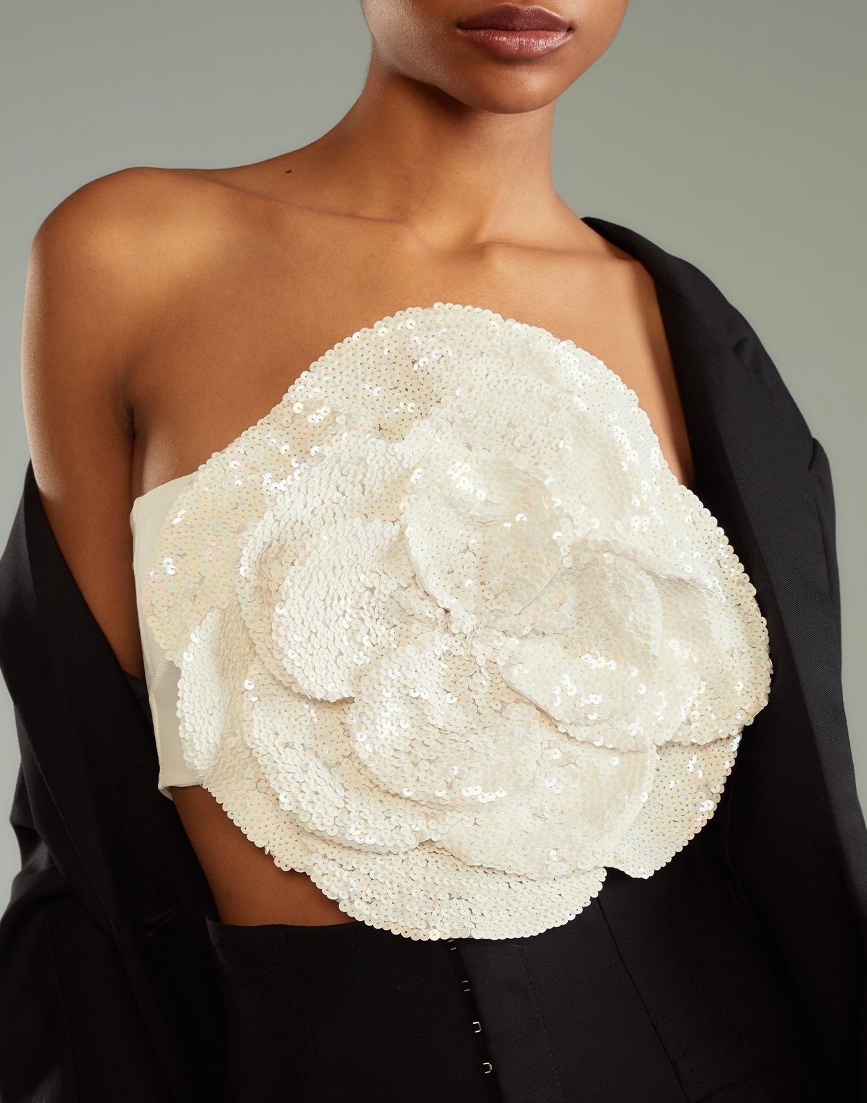 Sequin Flower Bandeau - 6