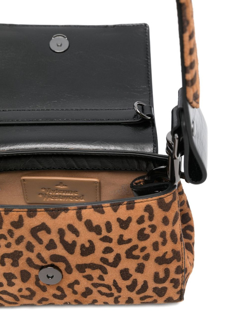 Linda Orb-embellished leopard-print tote bag 5