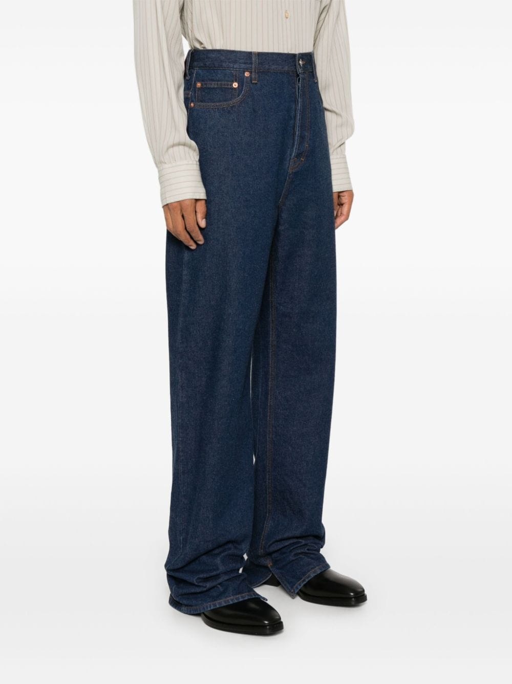 logo-patch jeans - 3