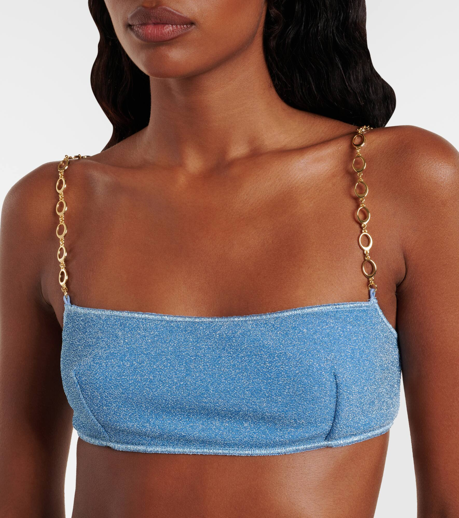 Lumière O Chain lamé bikini - 4