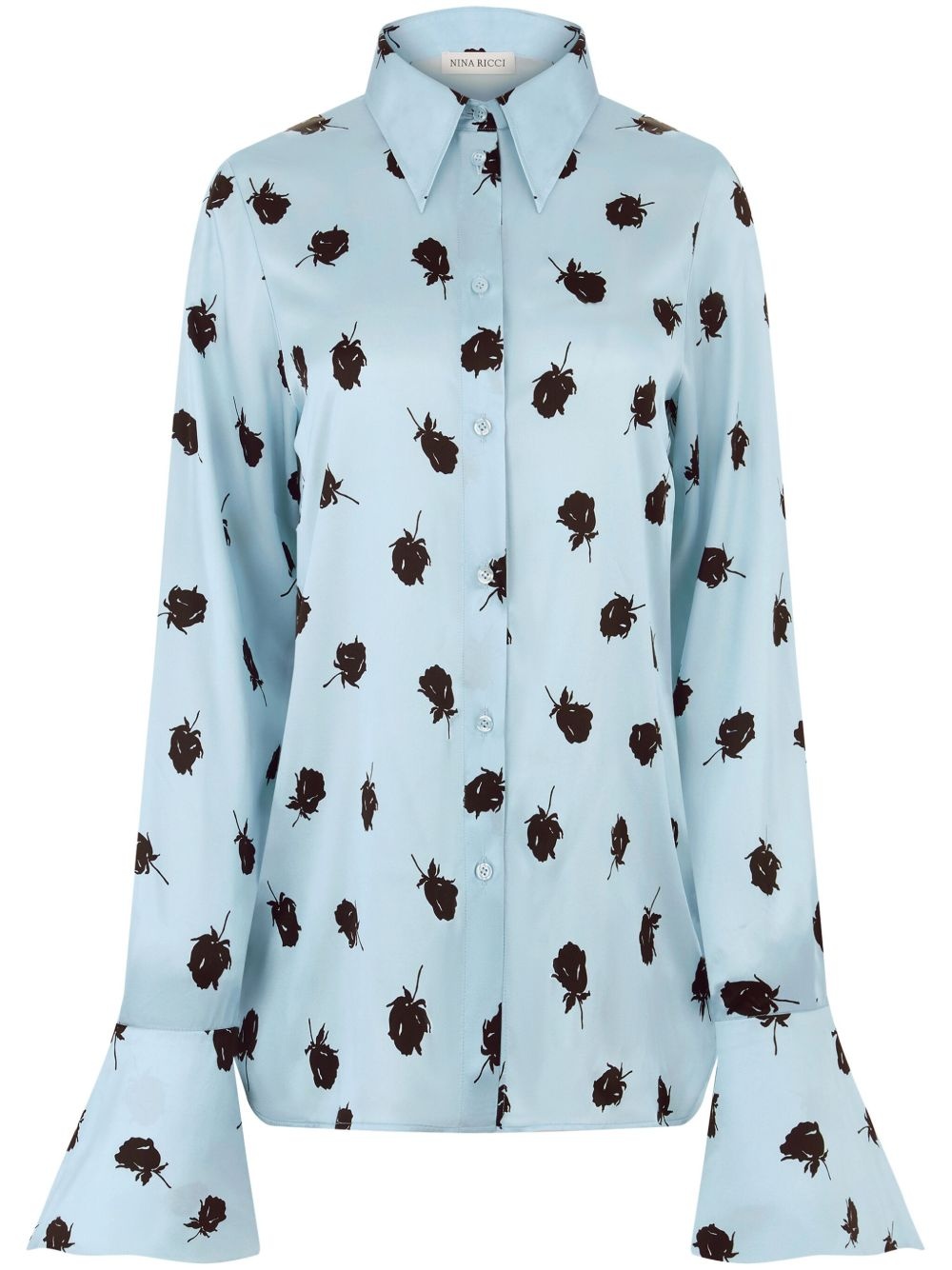 floral-print shirt - 1
