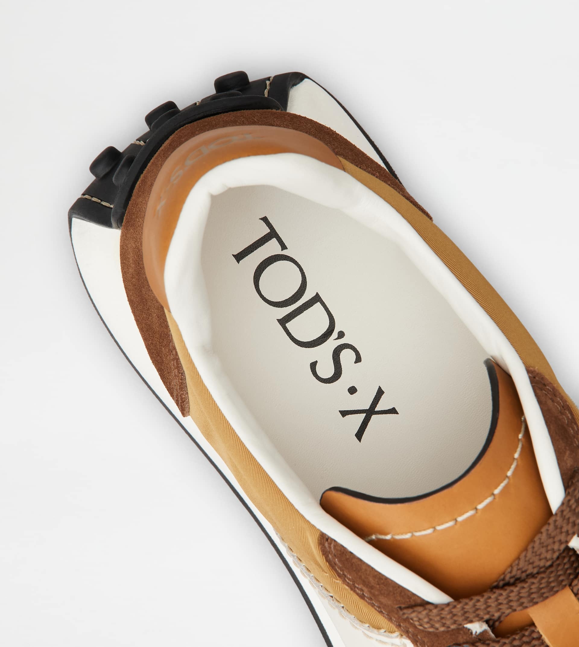 T VINTAGE SNEAKERS TOD'S•X CAPSULE COLLECTION - BROWN, BEIGE, WHITE - 5