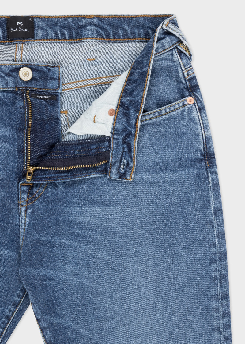 Paul Smith Tapered-Fit 'Organic Vintage Stretch' Jeans outlook