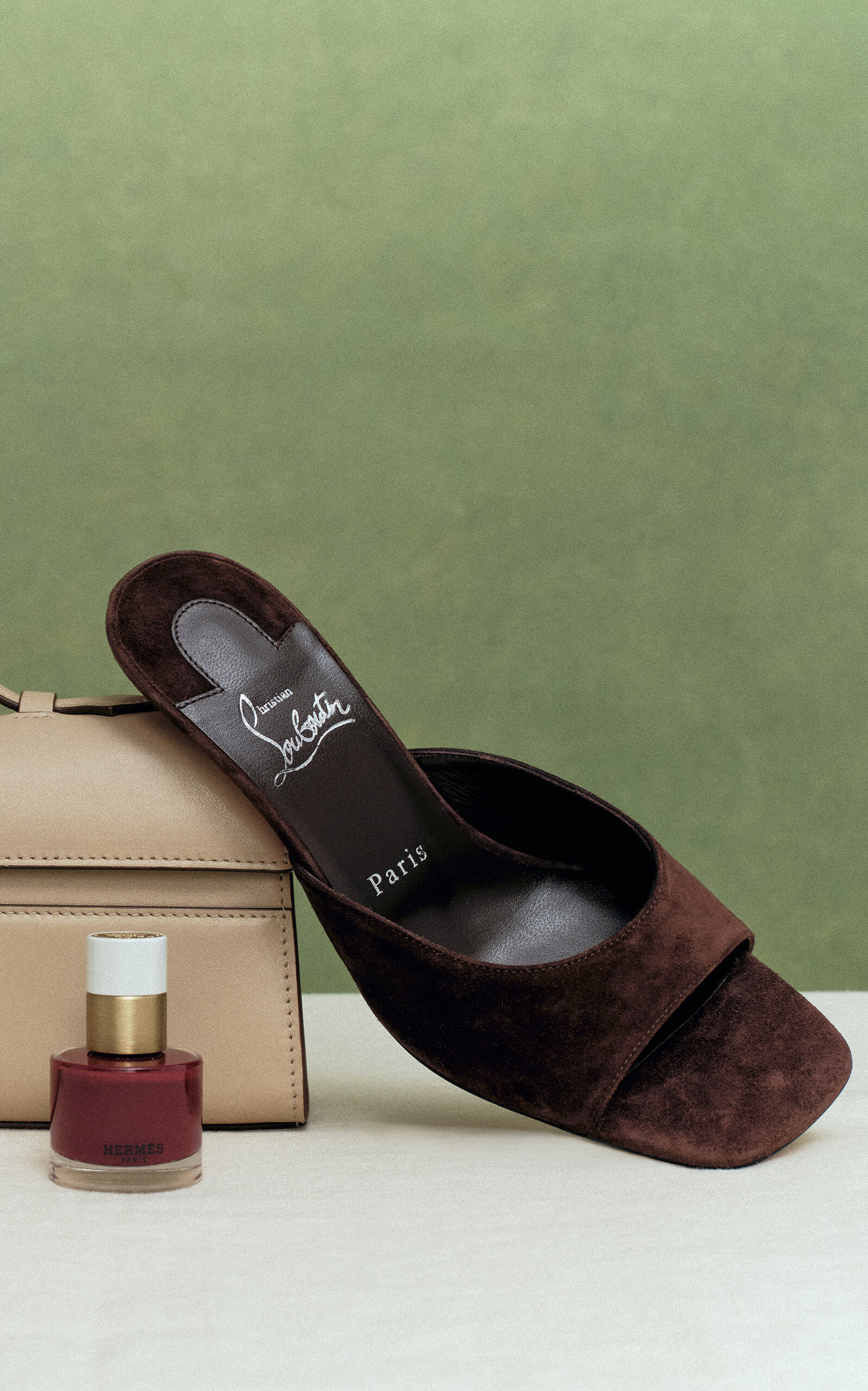 Condora 55mm Suede Mules brown - 2