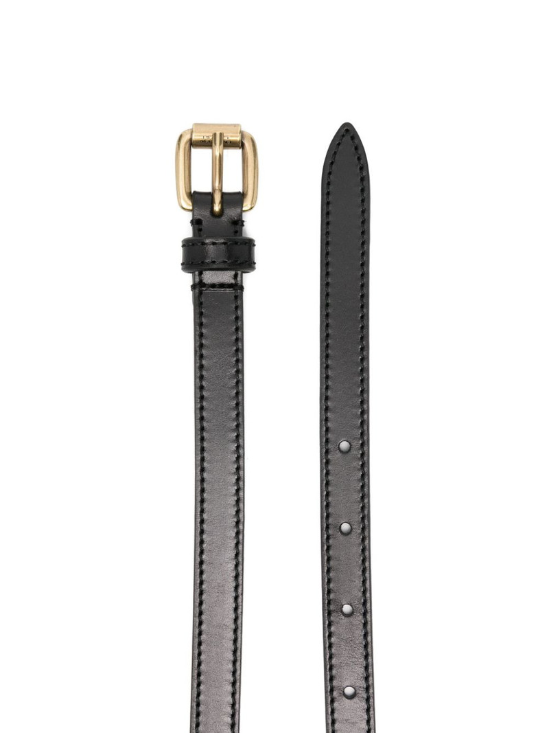 Isabel Marant gold-buckle leather belt outlook