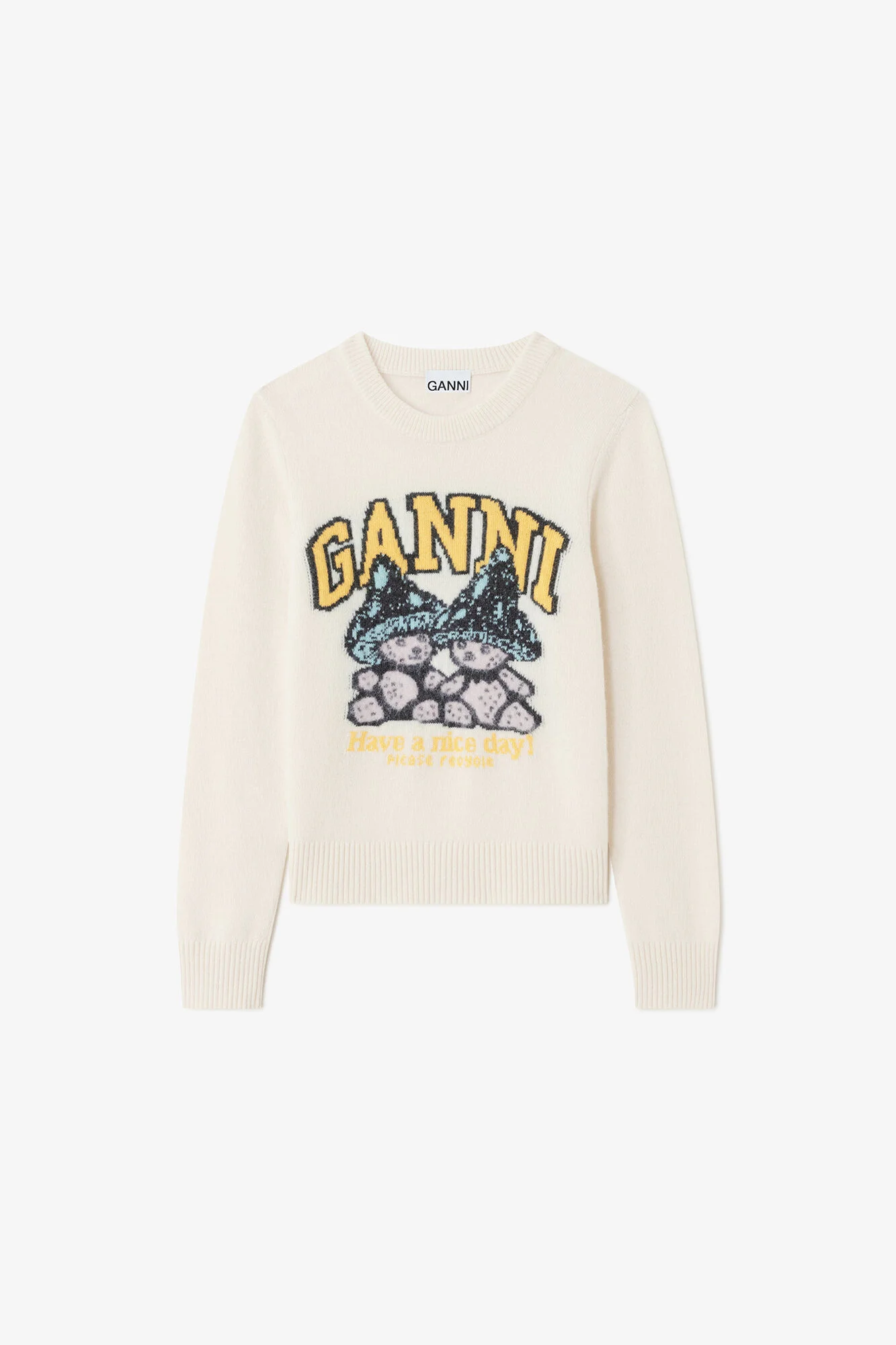 SWEATER WITH MUSHROOM TEDDY - 1