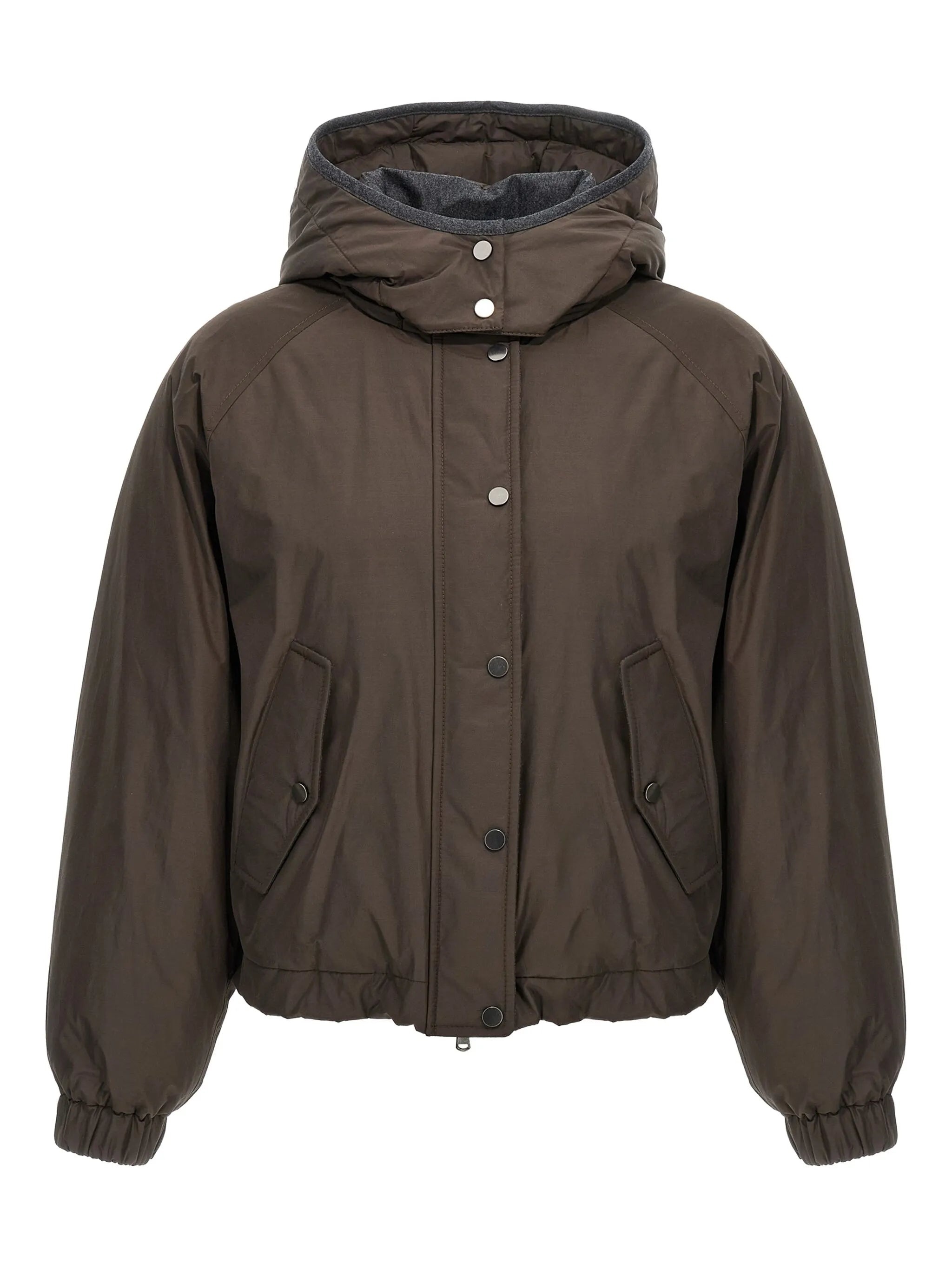Brunello Cucinelli Zip-up Bomber Jacket - 1