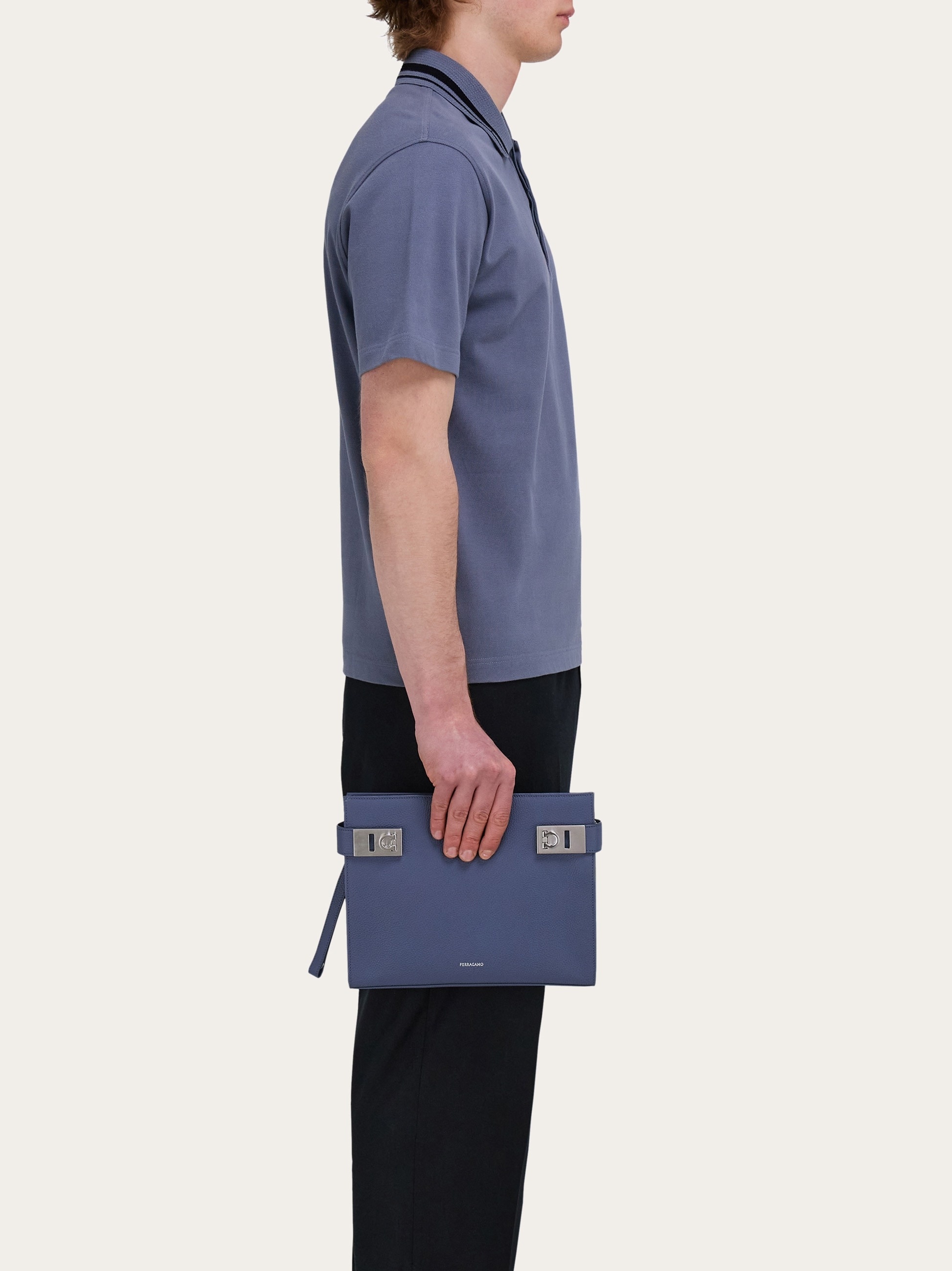 Pouch with Gancini buckles - 2