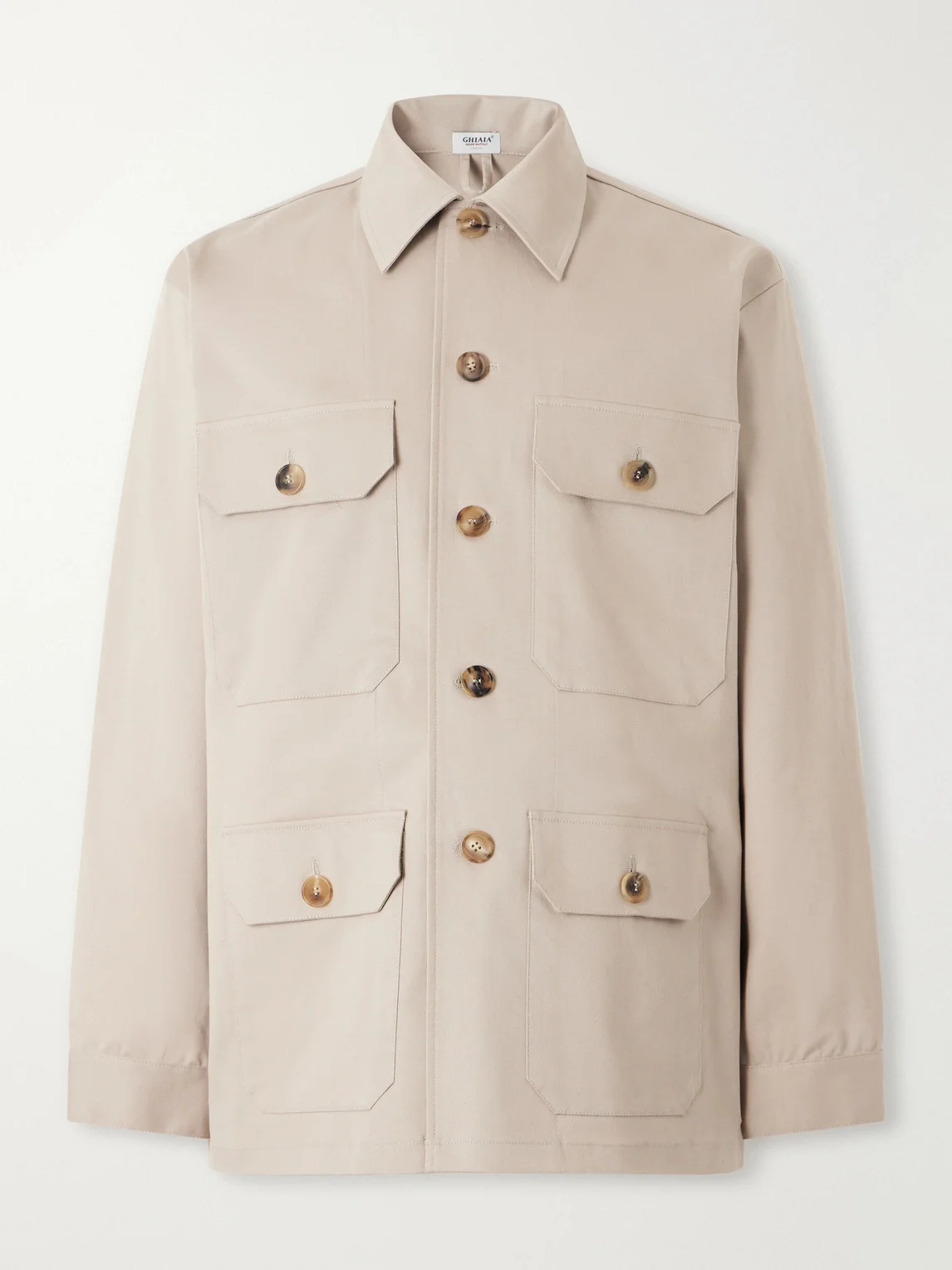 Safari Cotton-Twill Overshirt - 1