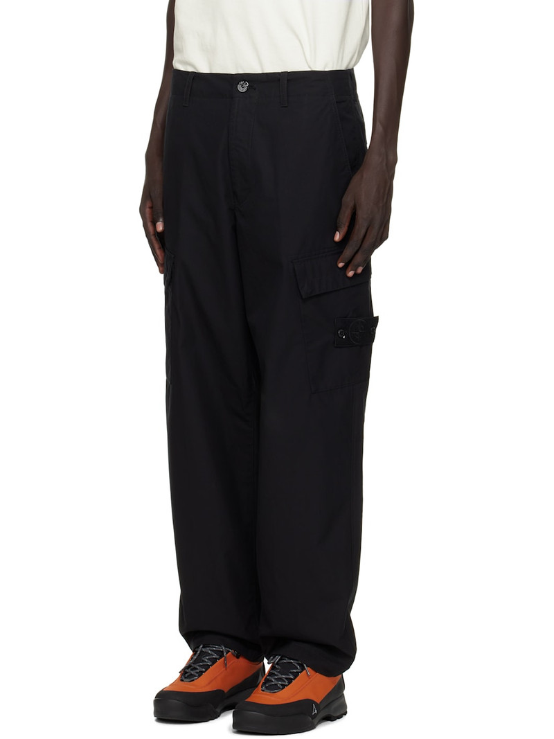 Stone Island Black 3100019 Weatherproof Cotton Ghost Cargo Pants outlook