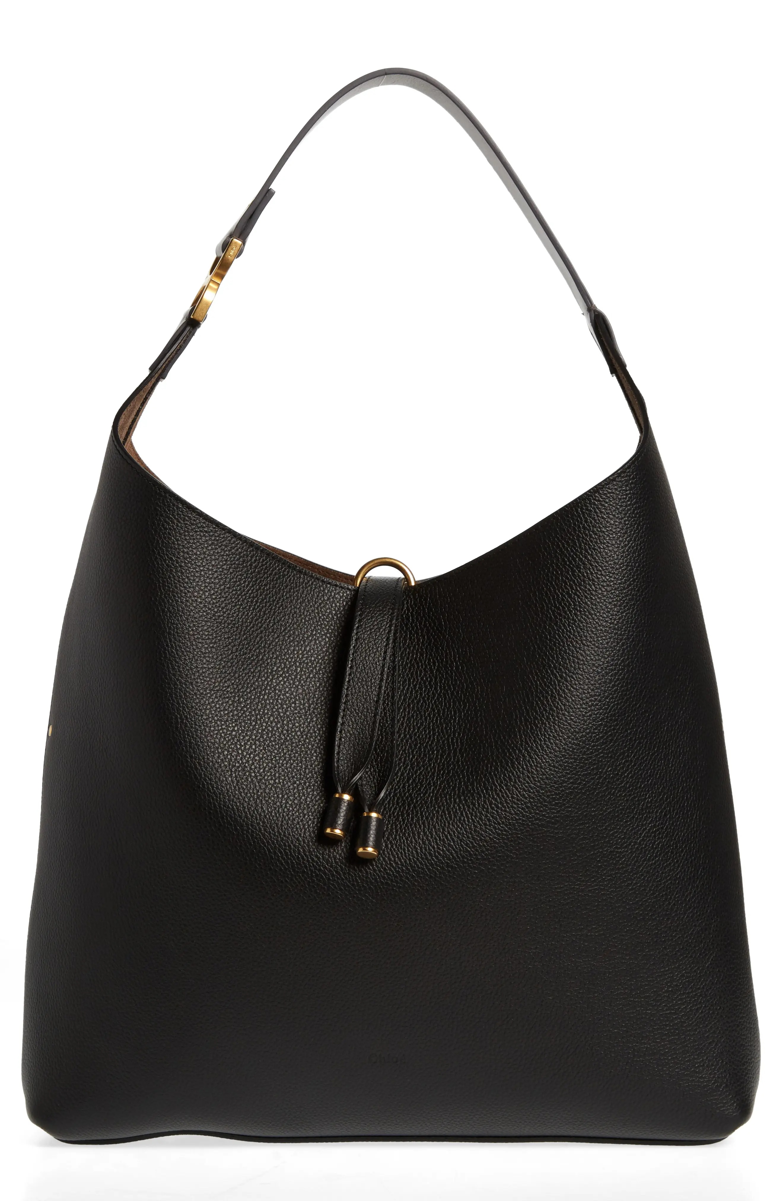 Marcie Leather Hobo Bag - 1