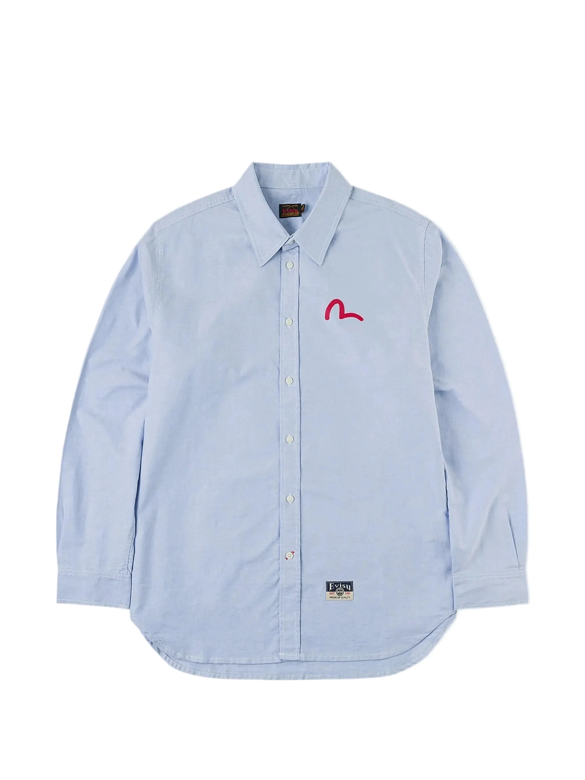 SEAGULL-PRINT OXFORD SHIRT - 1