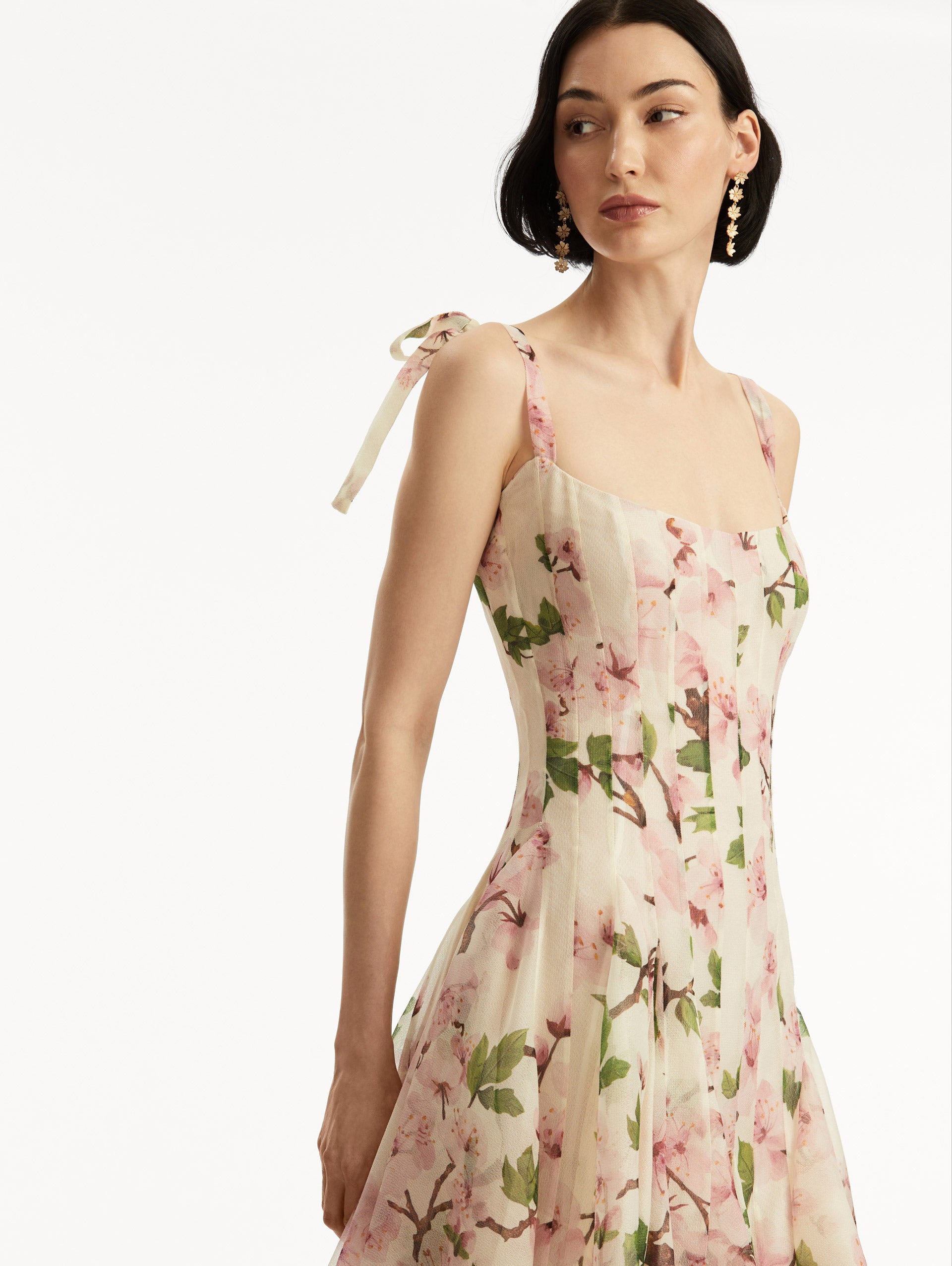 CHERRY BLOSSOM ORGANZA GOWN - 5